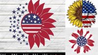 13+ American Flag Sunflower Svg Free