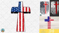 34+ American Flag Cross Svg