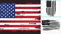 48+ Distressed American Flag Svg Free