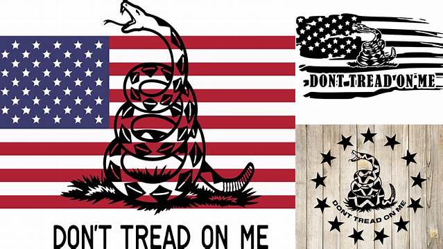 53+ Dont Tread On Me American Flag Svg