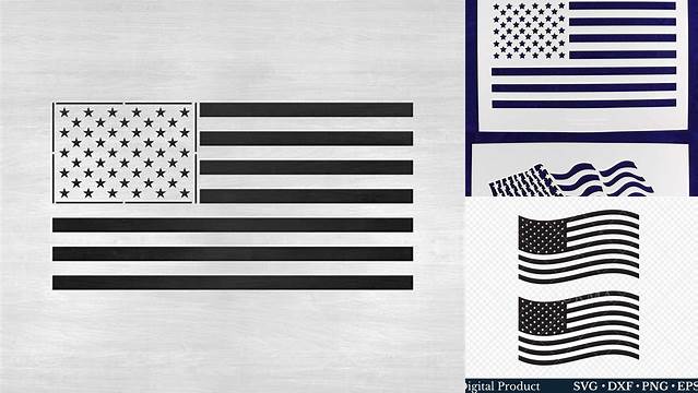 66+ American Flag Stencil Svg