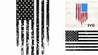 7+ Weathered American Flag Svg
