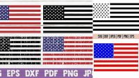 8+ American Flag Svg File Free
