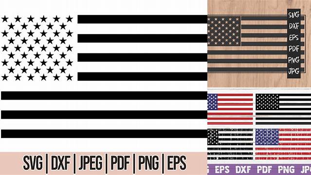 87+ American Flag Svg Cut File
