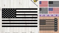 88+ American Flag Cut File