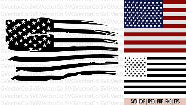 95+ American Flag Svg Free