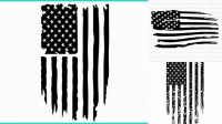 96+ Free Distressed American Flag Svg