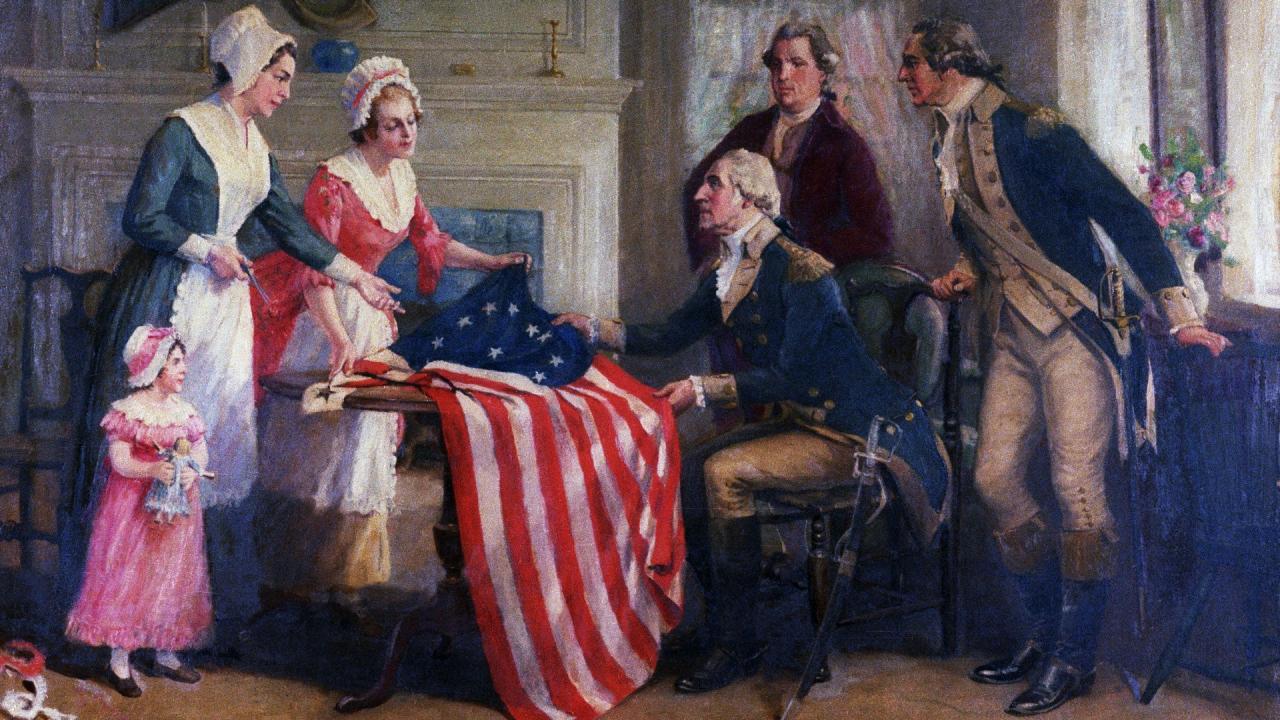 When Was The First American Flag Sewed