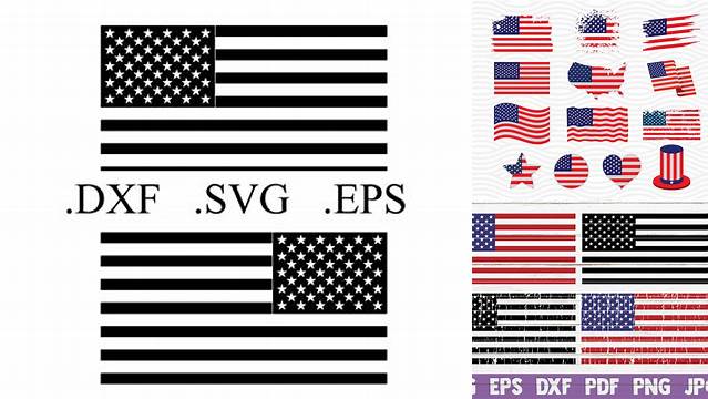 USA American Flag Png SVG DXF Cut File Digital File | Etsy