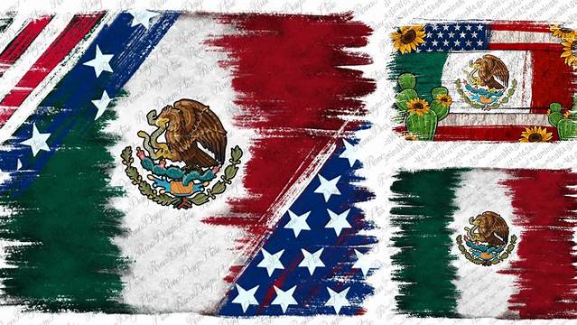 Mexican American Flag Background Png Mexican Flag Png - Etsy | Mexican