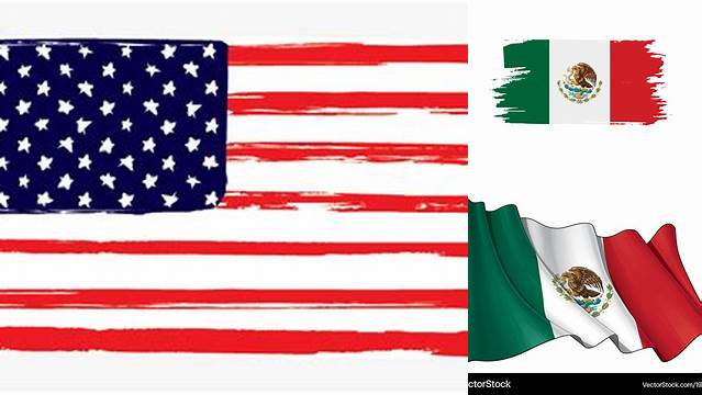Mexican American Flag Svg Free , Free Transparent Clipart - ClipartKey