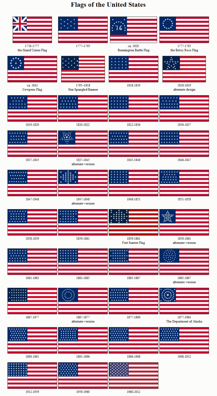 What Do The Different Types Of American Flags Mean