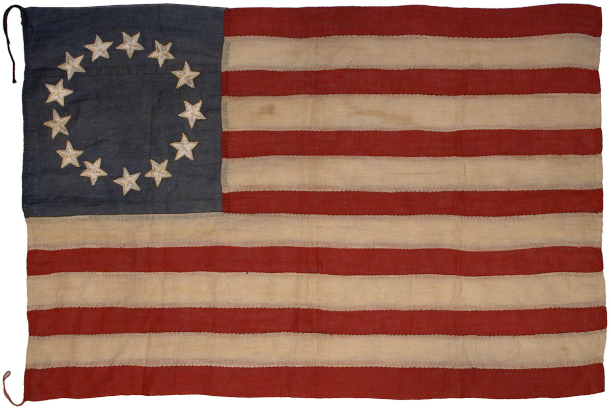 American Flag In 1776