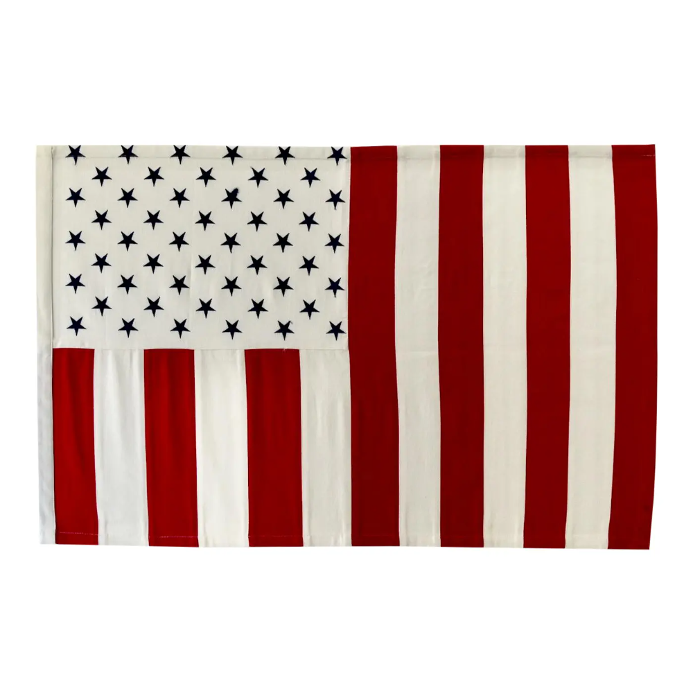 American Flag With Vertical Stripes