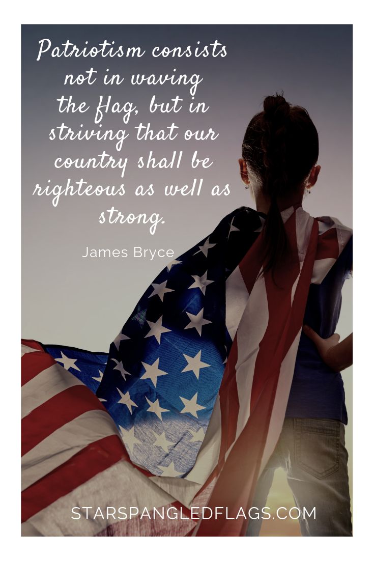 American Flag Quotes Short