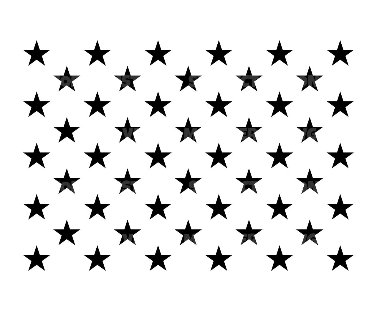 American Flag Stars Svg Free