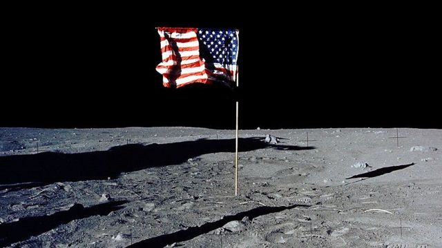 Is There An American Flag On The Moon