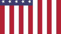 Vertical American Flag