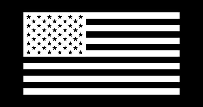 Is A Black And White American Flag Bad