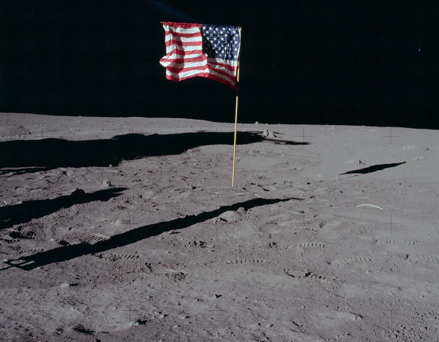 Why Can't We See American Flag On Moon