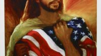 Jesus American Flag