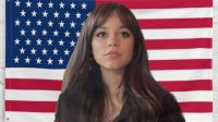 Jenna Ortega American Flag