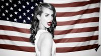Lana Del Rey American Flag