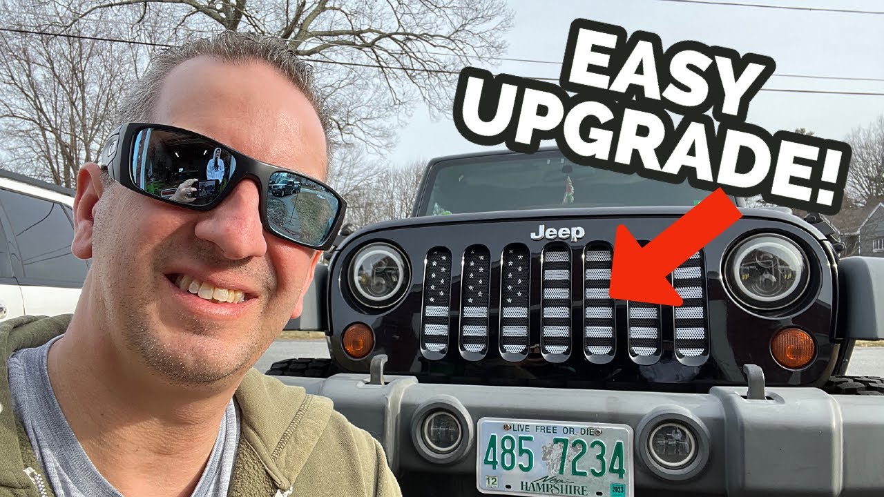 How To Install American Flag Grill On Jeep Wrangler