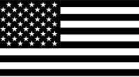A Black American Flag