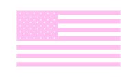 Pink American Flag