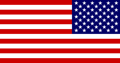 Backwards American Flag